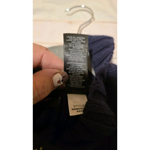 DKNY Active Vest Hooded Zip Blue Purple Womens Size XL Activewear NWT Walking - Picture 7 of 10